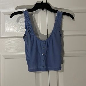 Me to We Essential Blue Tank Top